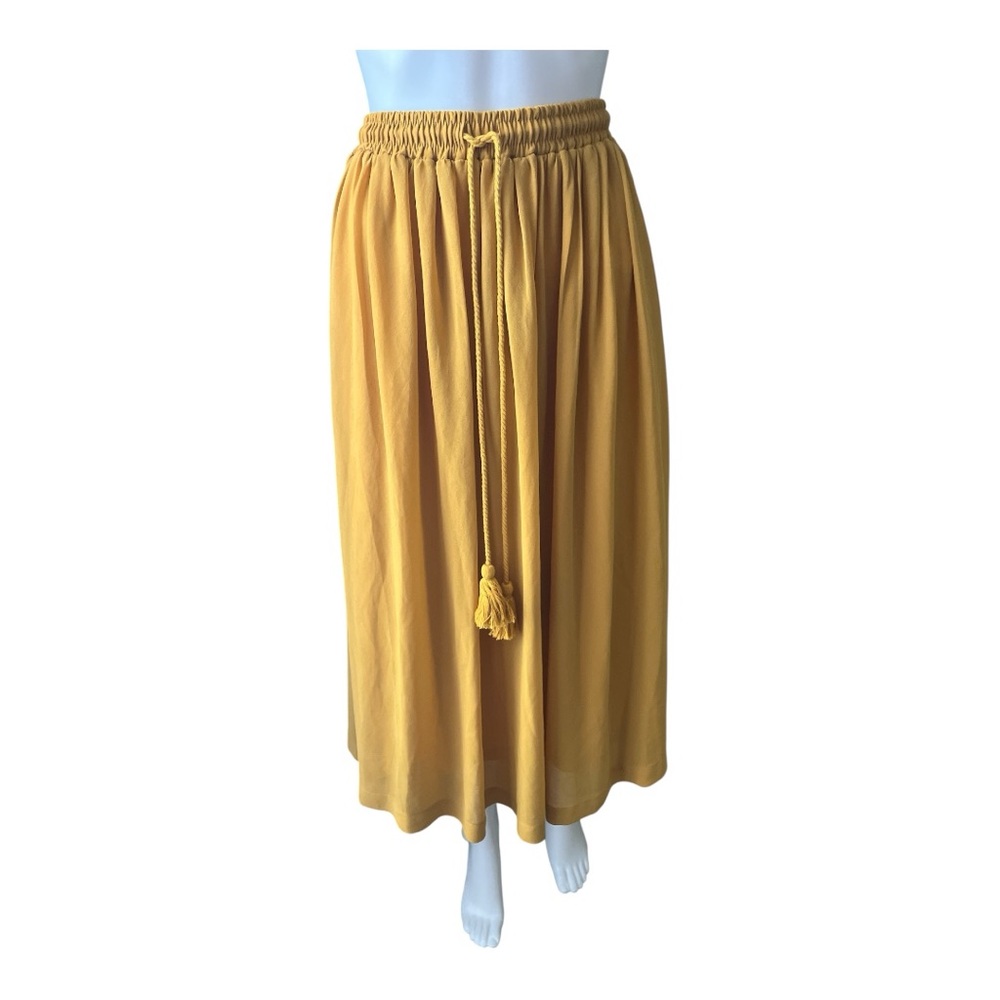 Pina Rossi Yellow Skirt Size M